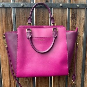 Vera Bradley Leather Morgan Satchel